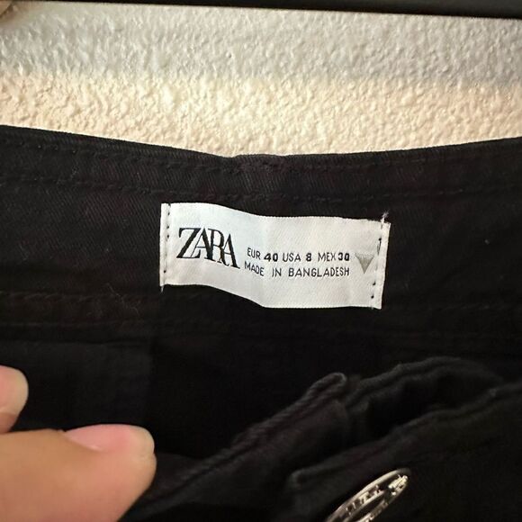 NWT Zara TRF STRAIGHT CARGO PANT Sz 29 /8 - Picture 6 of 7